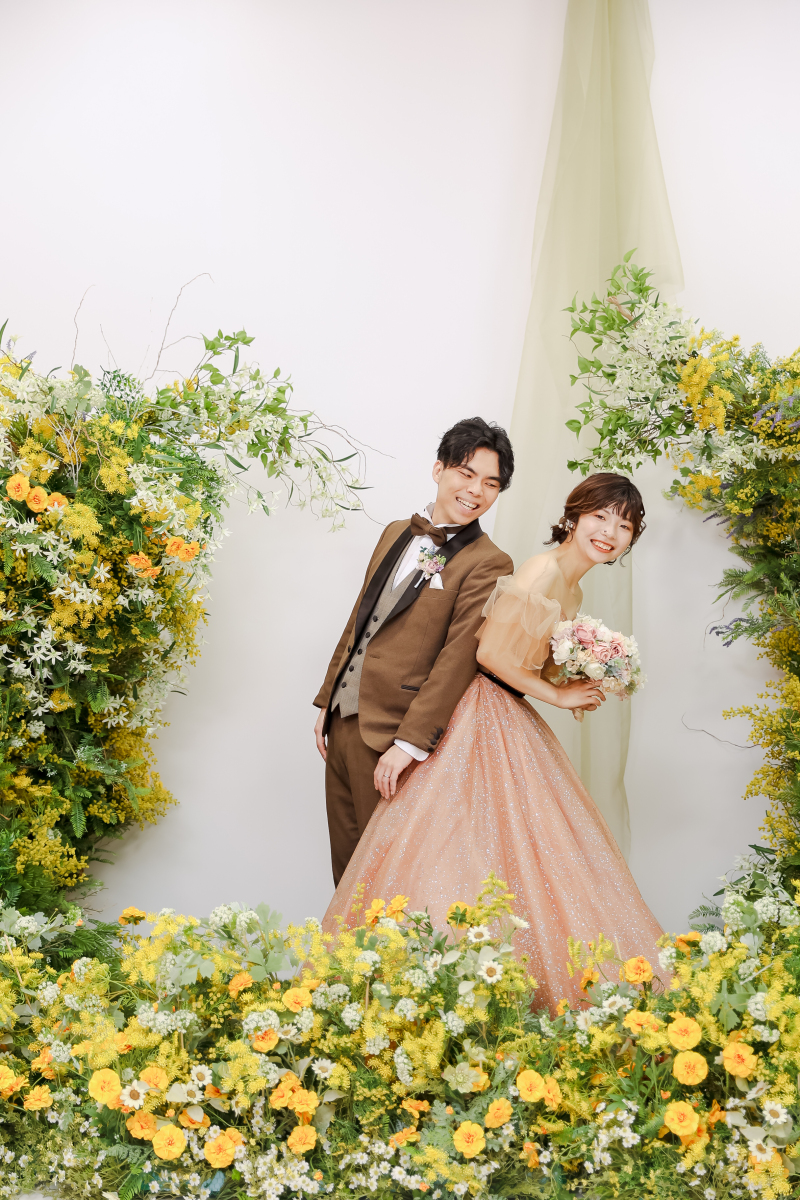 ミモザに囲まれて