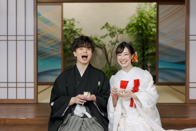 可愛らしい笑顔をパシャリ