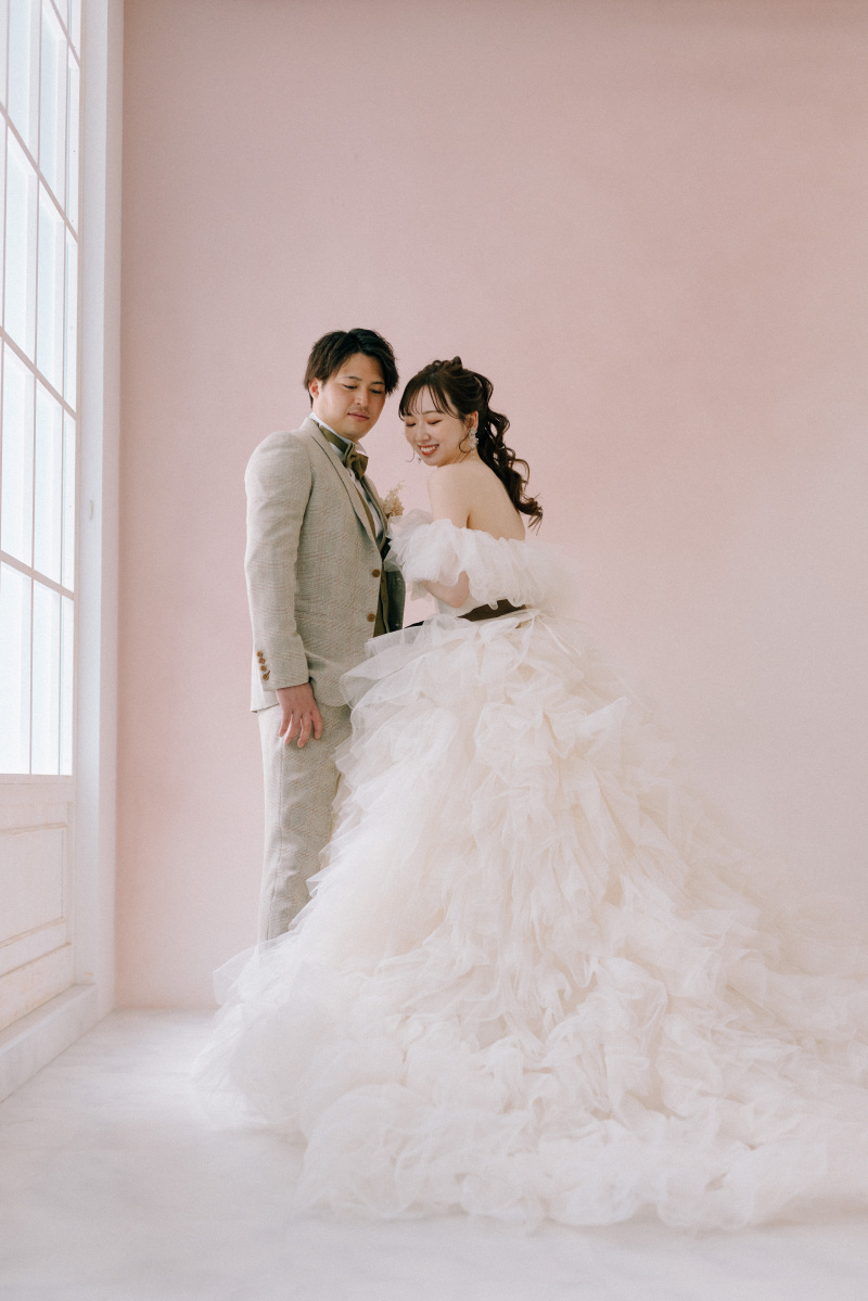 ドレスの手縫補正