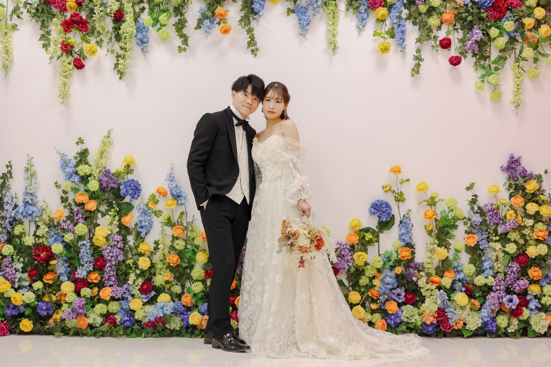 ウェディングドレスに着替えてみると、、、!!