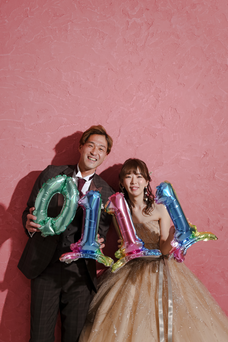 記念日のバルーンと共に!