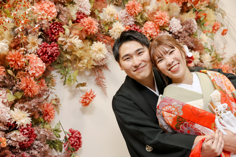 後ろからぎゅっ