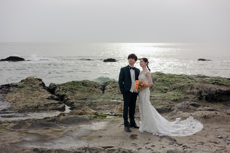 お二人と自然。