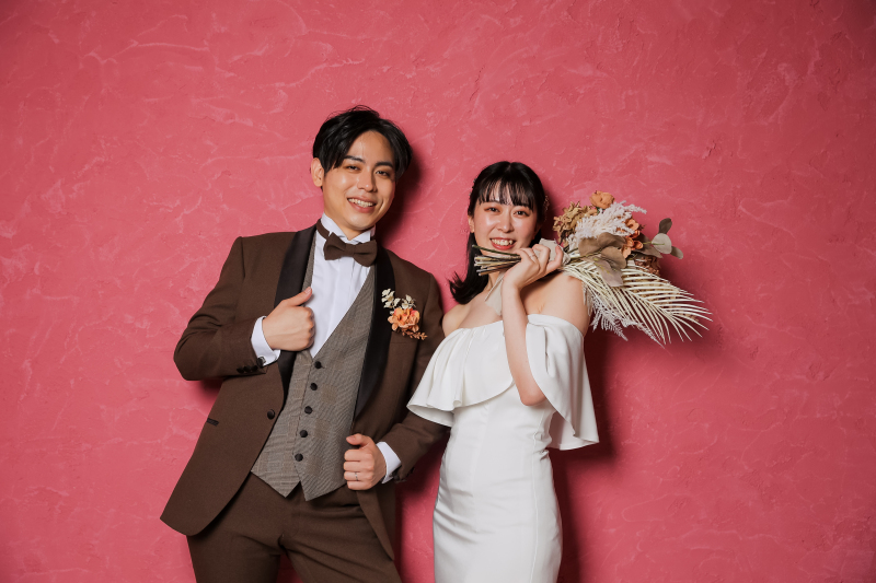 【洋装スタジオ】おふたりらしさを形に