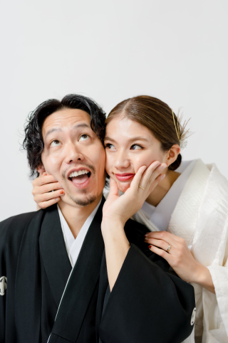 【和装スタジオプラン】互いの大好きな表情を形に