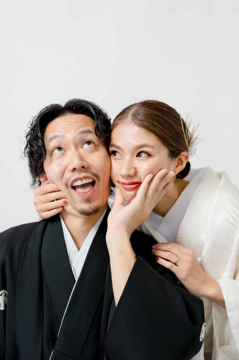 【和装スタジオプラン】互いの大好きな表情を形に