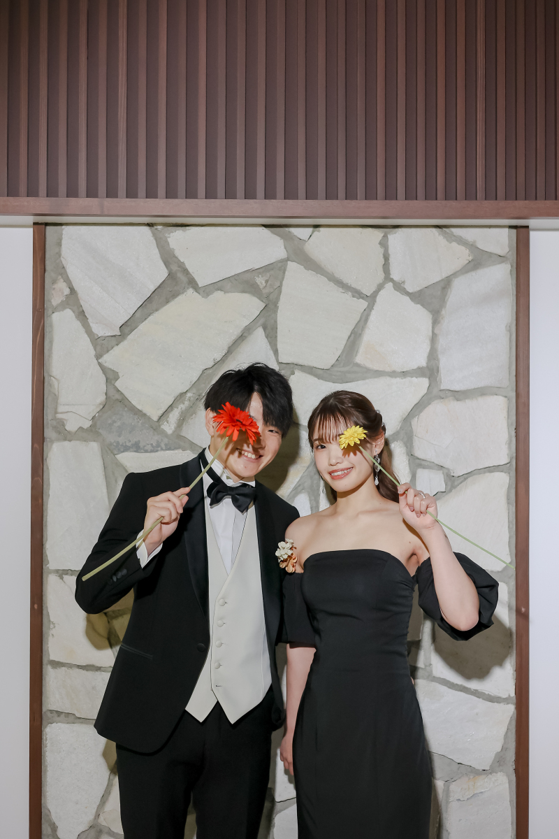 お花からちらっと