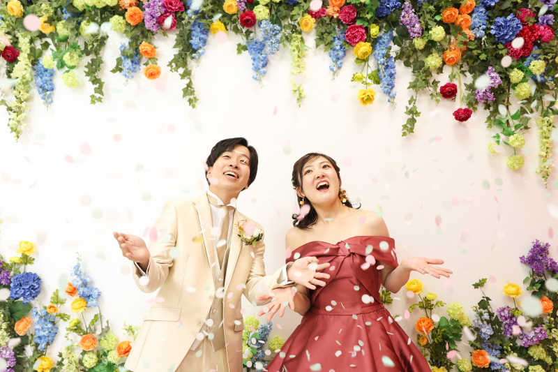 締めはコンフェッティ!