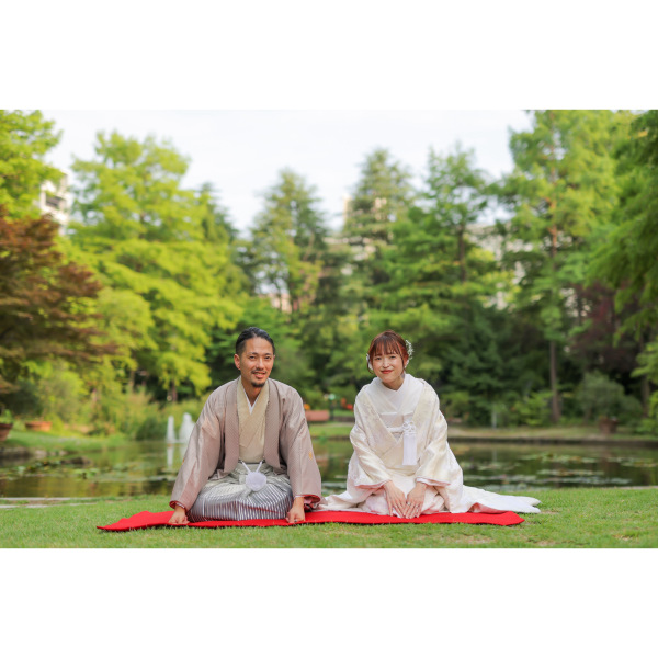 和装といえばお辞儀!