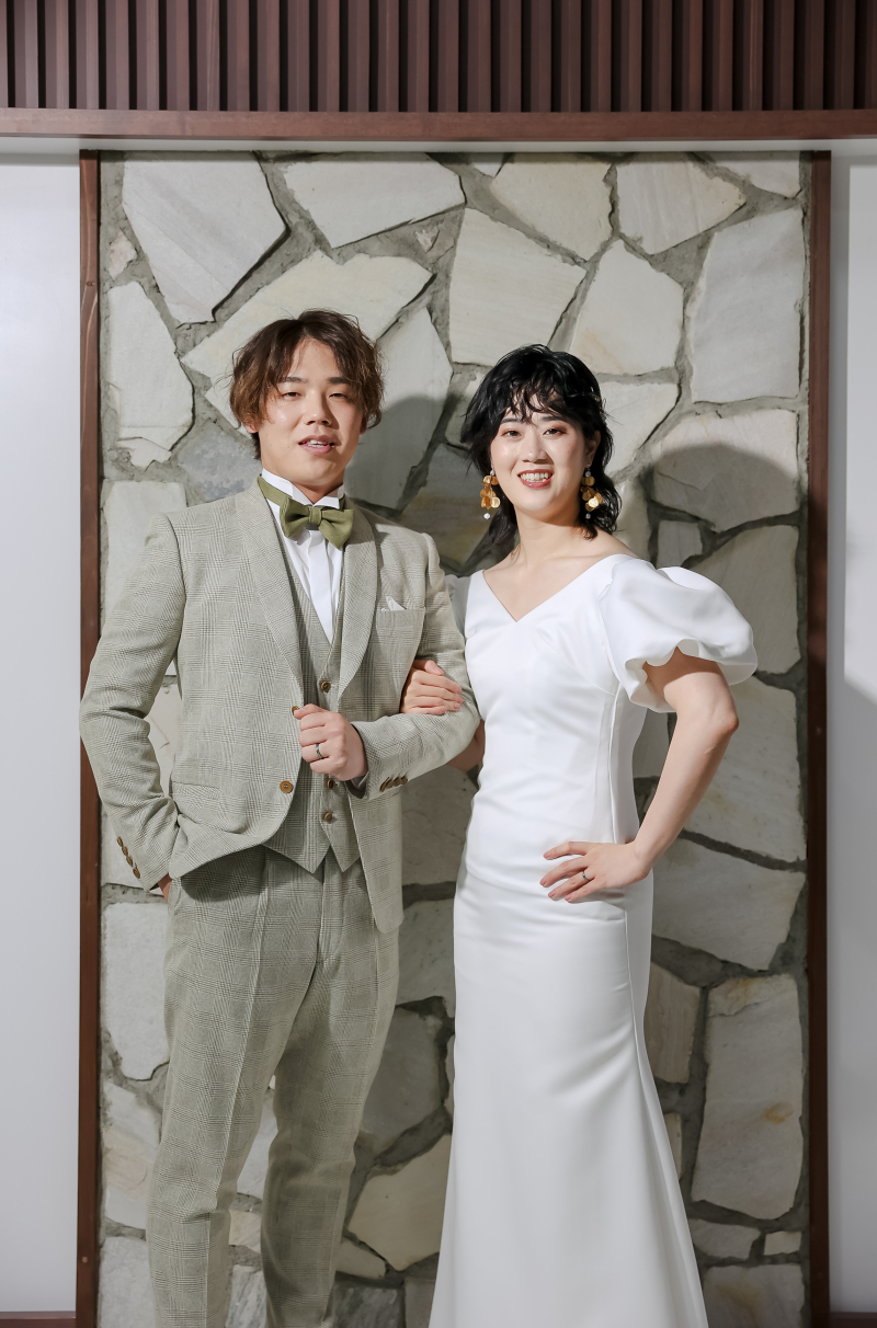 お二人らしい一枚