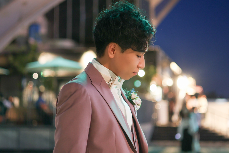 不意打ちの新郎様も!