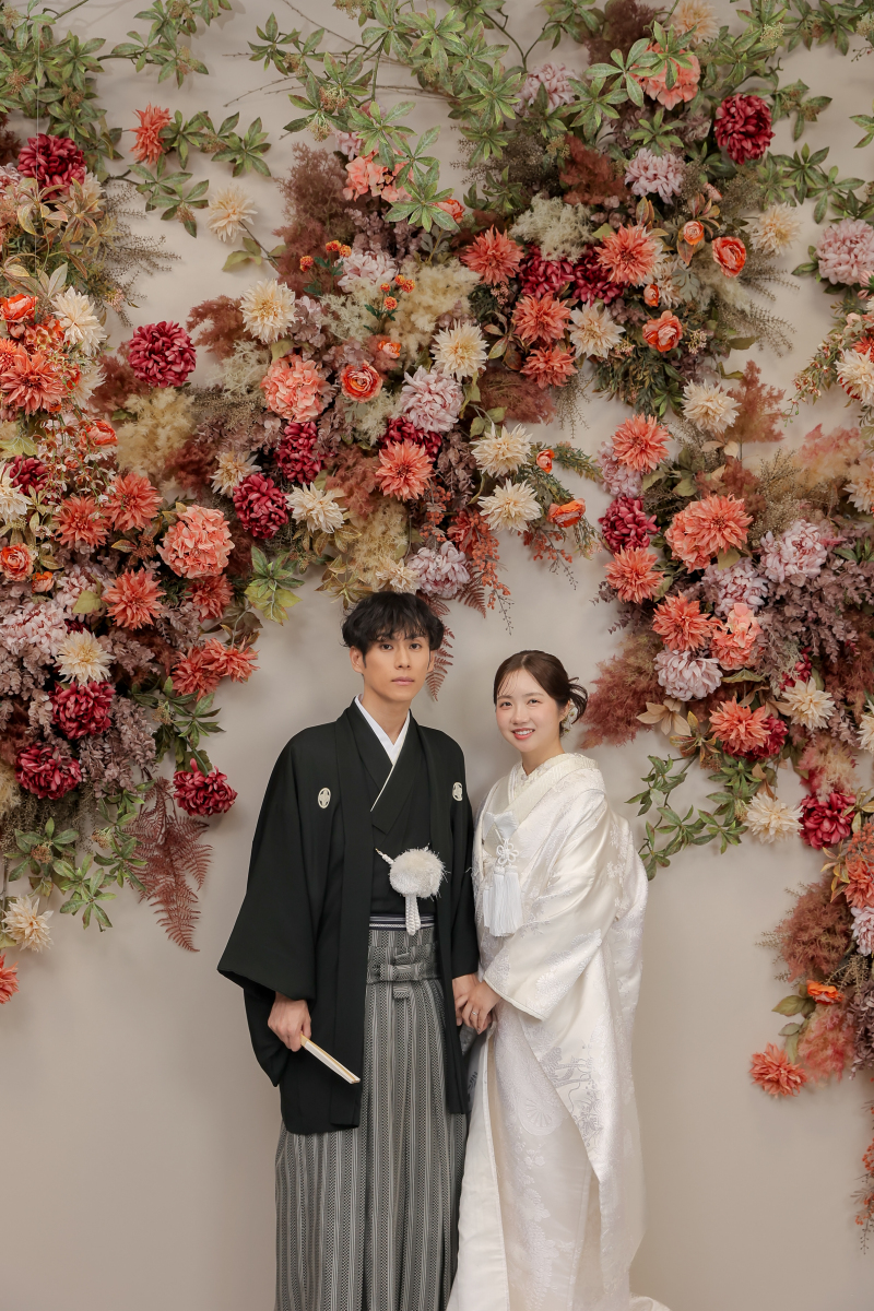 花彩る和装フォト
