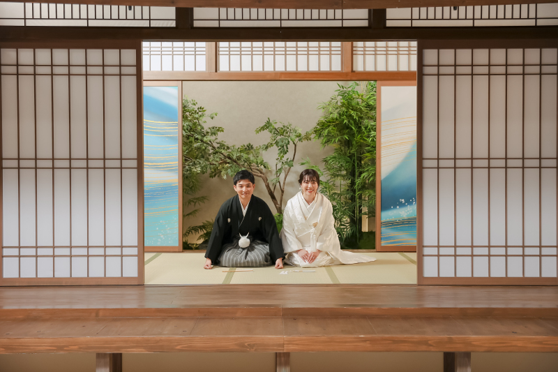 正座ショットも