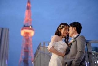 【和装スタジオ洋装ロケーション】ナイト撮影も叶う一日