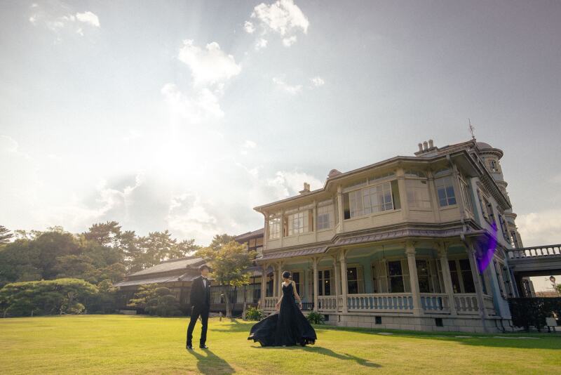 【和装洋装ロケーションプラン】六華苑で和洋どちらも堪能