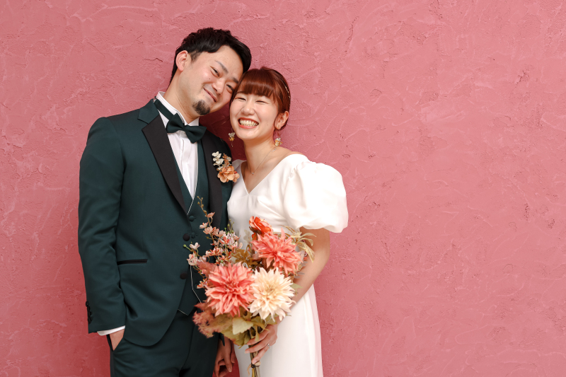 ぎゅーっと密着したショット!