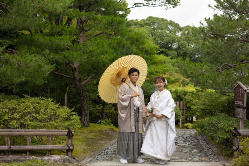 新緑に囲まれて