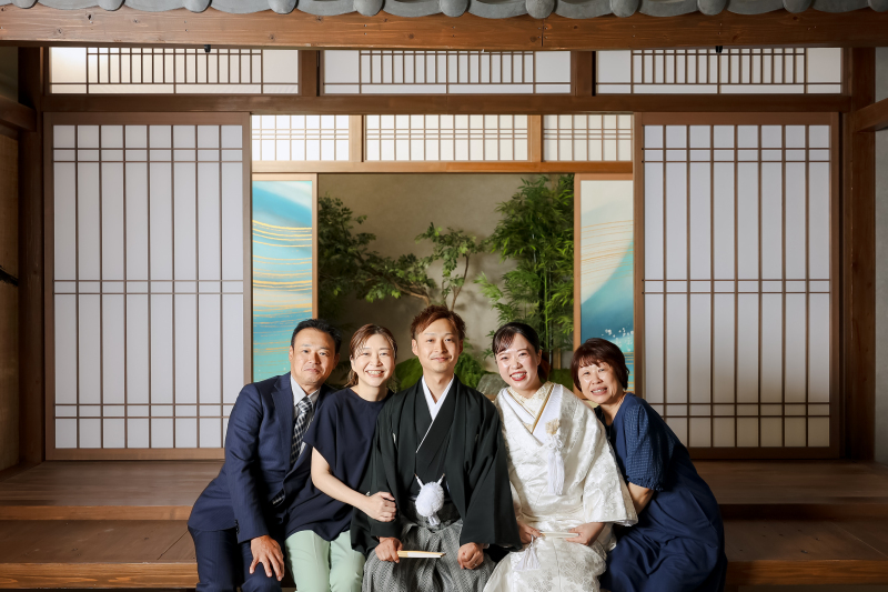 和装でもご家族揃って!