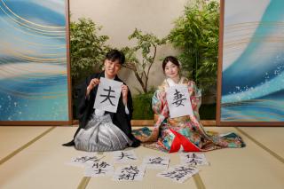 【和装スタジオプラン】撮影アイテムでお二人色を✴︎