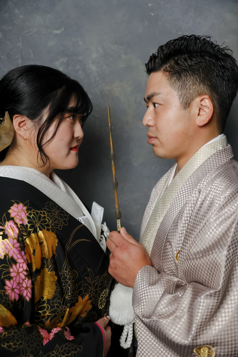 熱い視線のお二人。。!