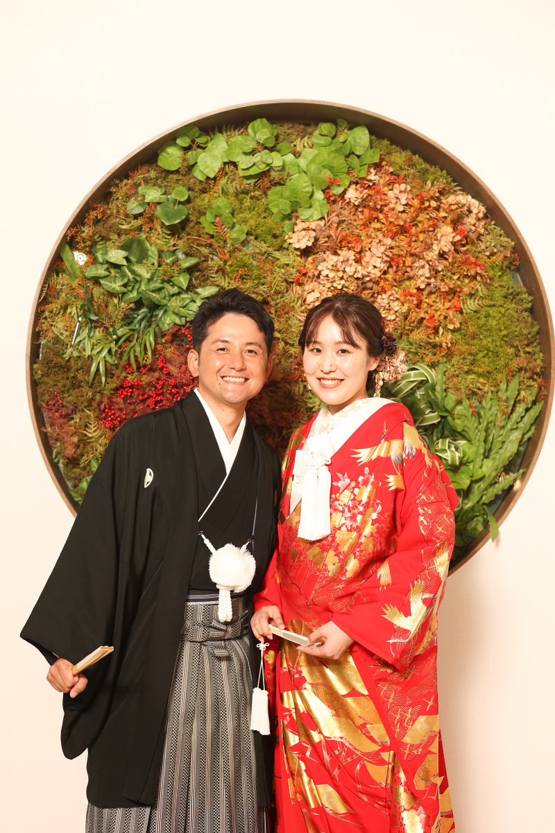 華やかな色打掛へ