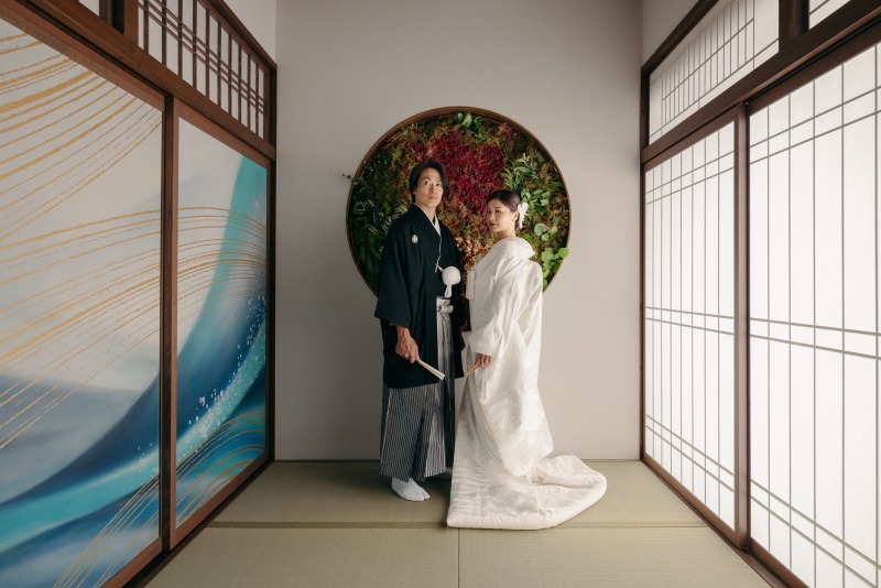 凛とした立ち姿