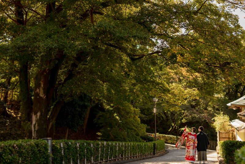 歩きながらこの時間を楽しむ