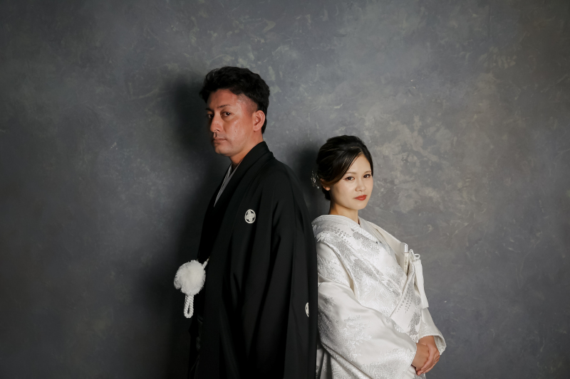 和装でクールに