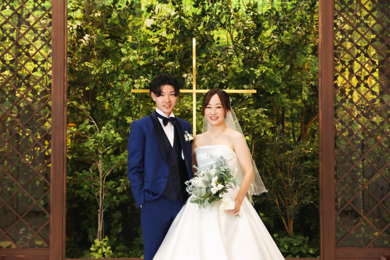 チャペルスタジオの王道カットからスタート!