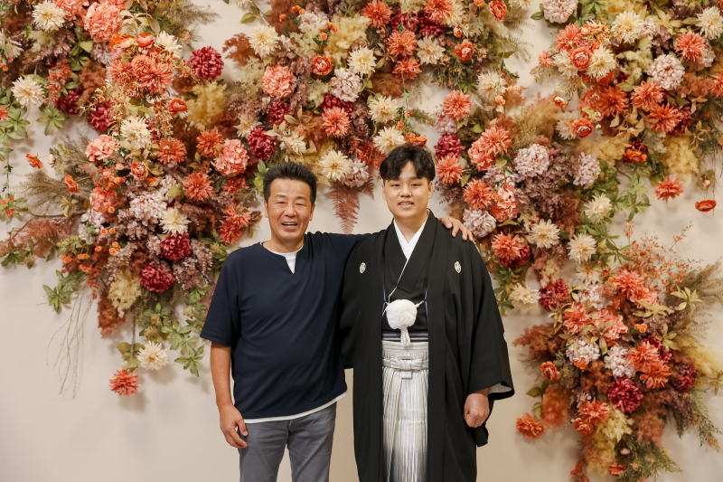 久しぶりに家族写真を