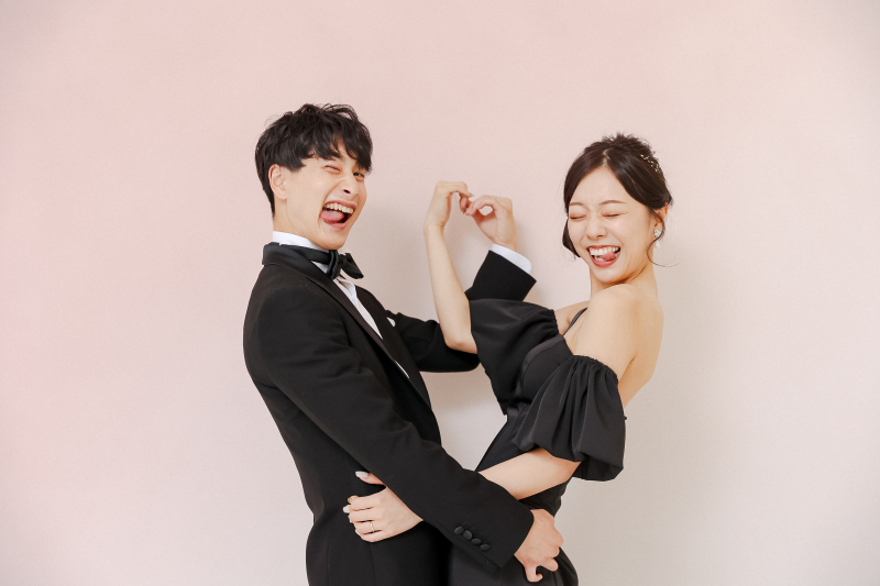 ピンク×ブラック