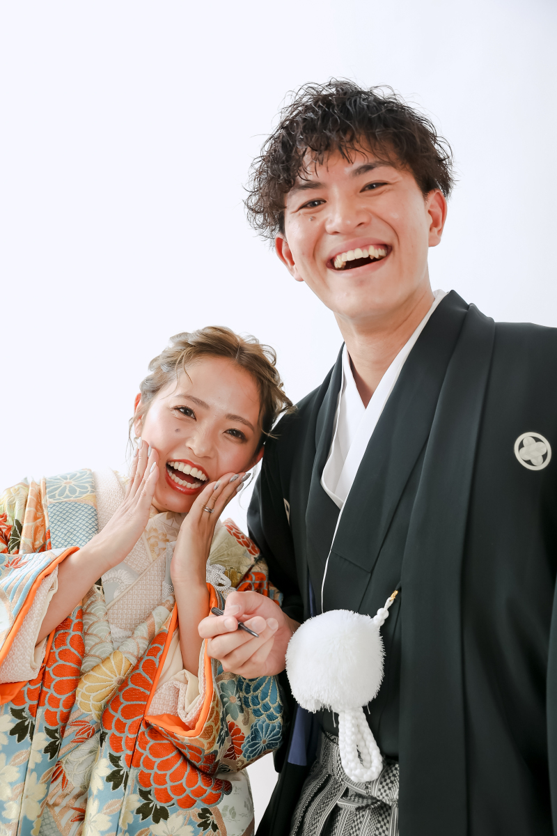 お揃いのホクロを描いて