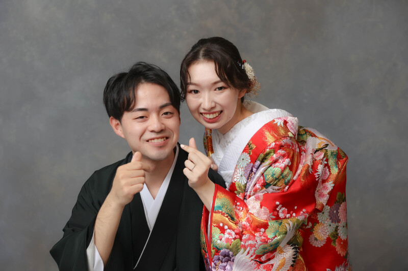 お二人らしく、最後は笑顔で♪