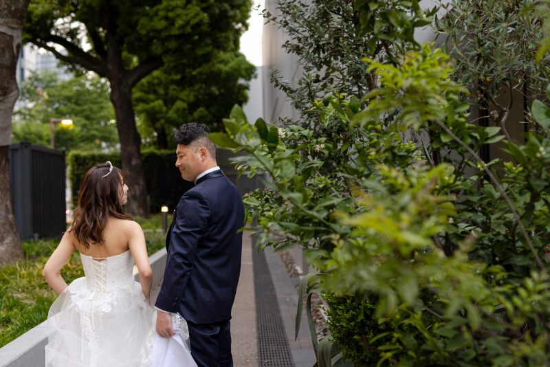 歩きながら街を楽しむ