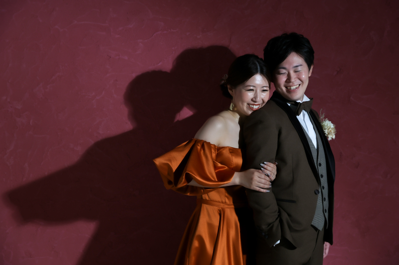 はにかむお二人が素敵です☺︎