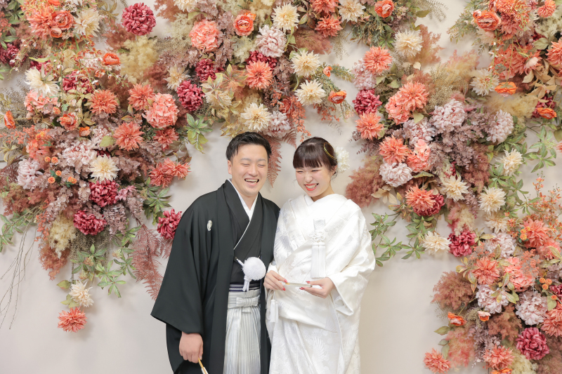 オレンジ色のお花