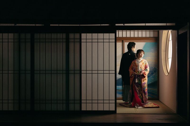 和の雰囲気に包まれて