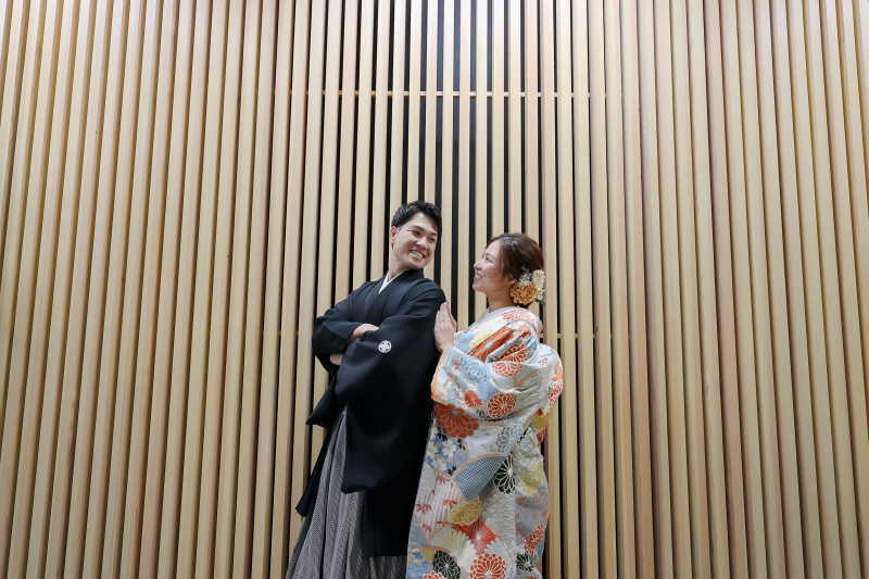 自然に溢れる笑み