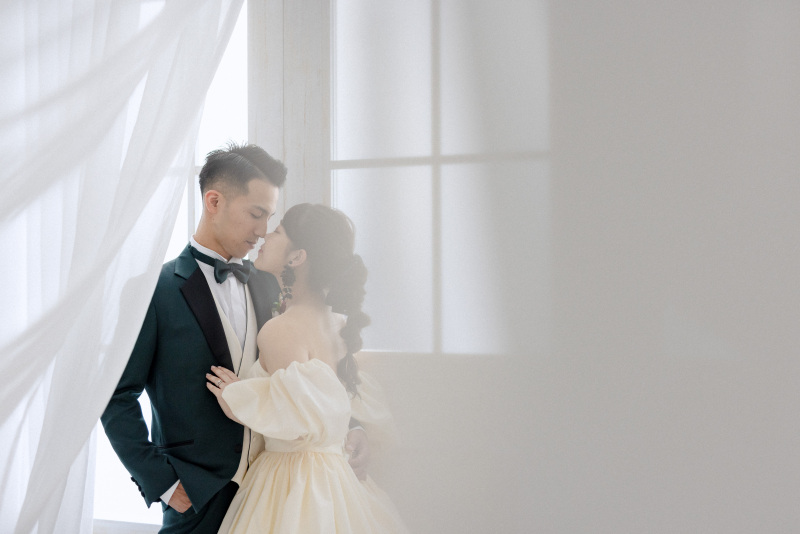 レースカーテンをアクセントに