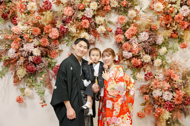 パパの抱っこで