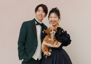 【和装洋装スタジオ】わんちゃんも一緒に♪