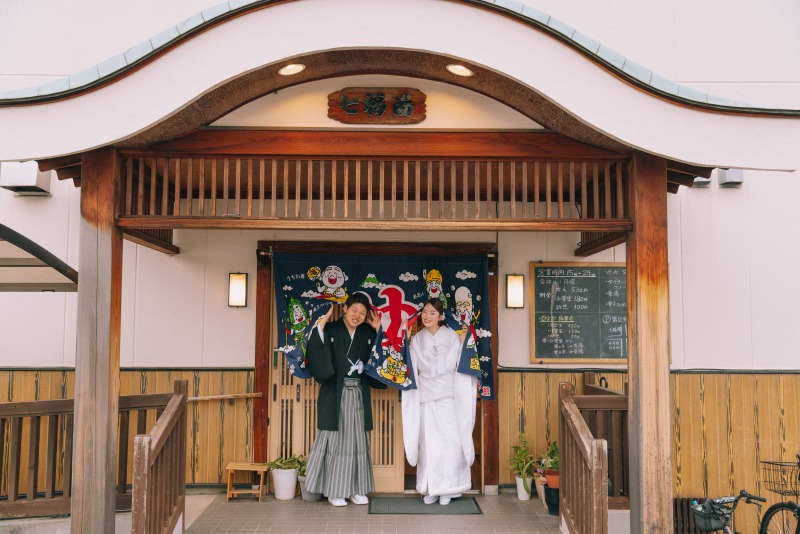 銭湯で前撮り？！