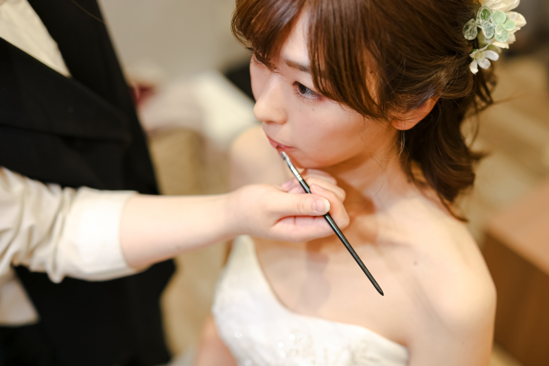 お支度の様子から