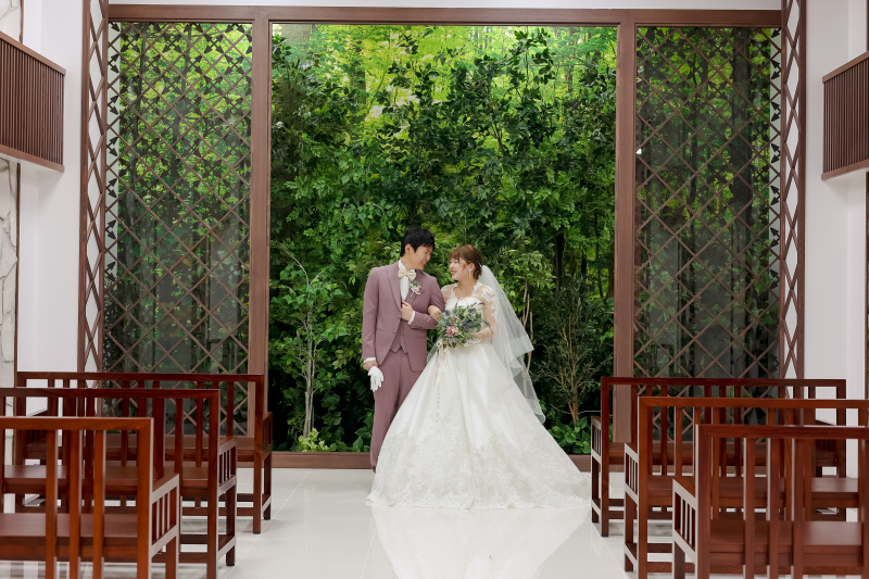 スタジオのチャペルで素敵な瞬間を。