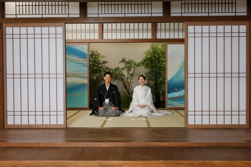 和装にチャンジしてかっちりしたお写真も♪