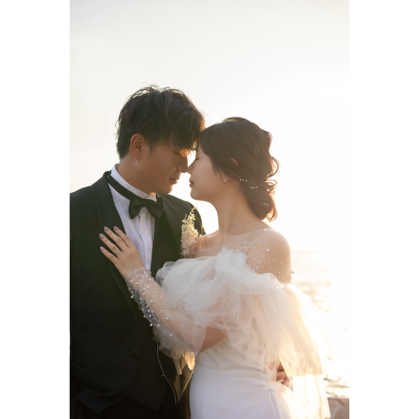 お二人を包む光