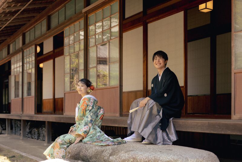 ひと息つきながら