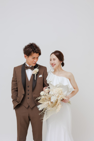 【洋装スタジオプラン】よりお二人にフォーカス