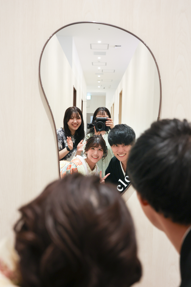 撮影後のパシャリ