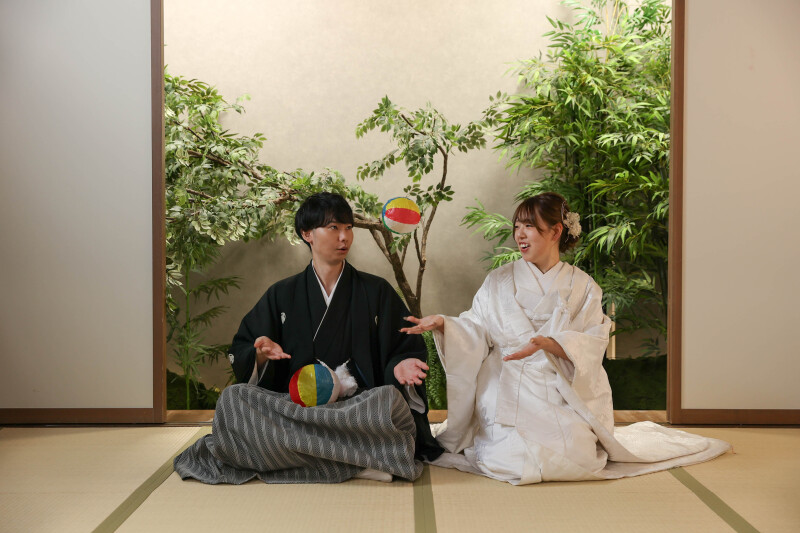 アイテムを添えて